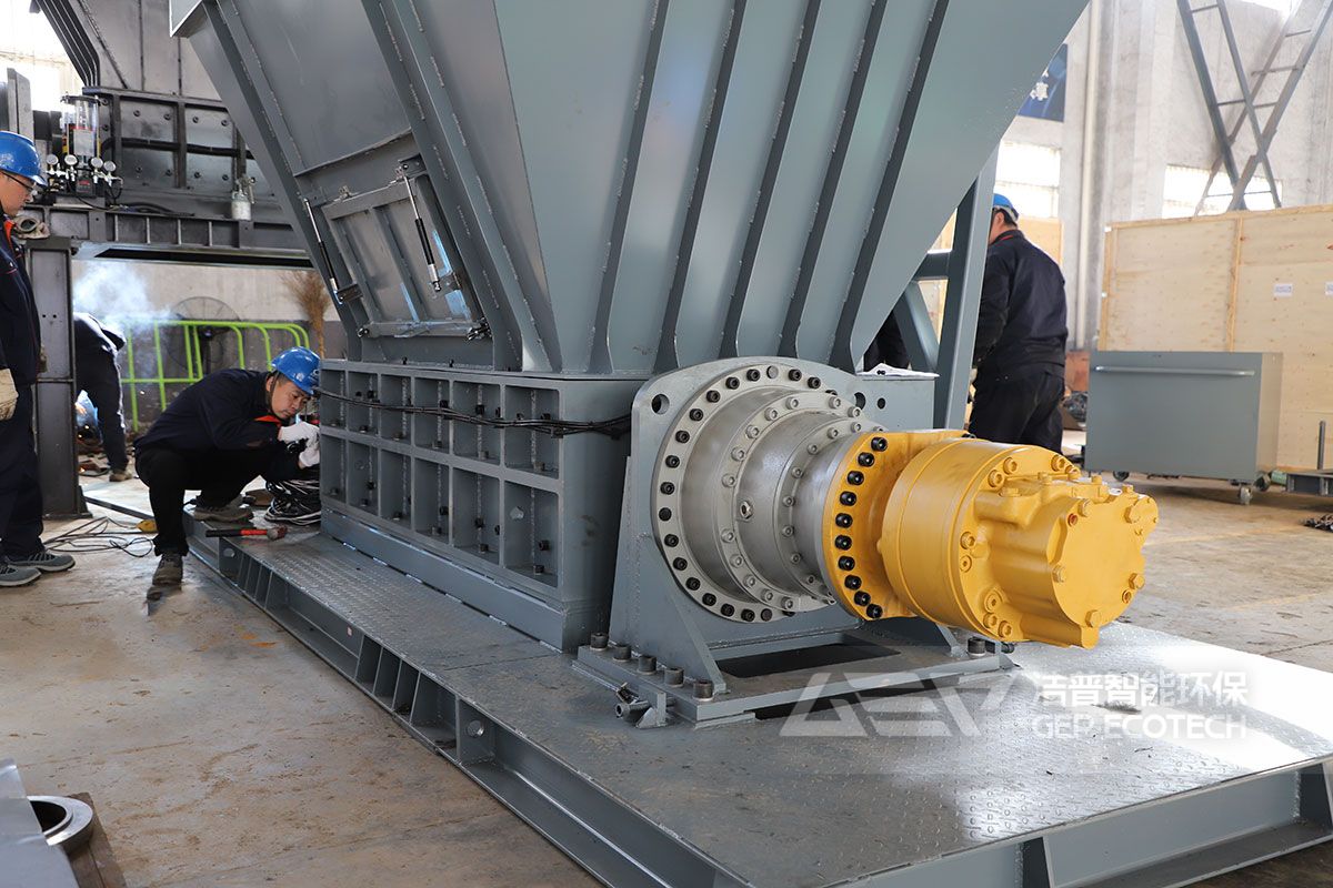 潔普雙軸剪切式破碎機(jī)