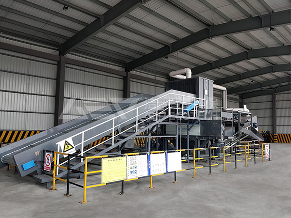 大件垃圾破碎生產(chǎn)線