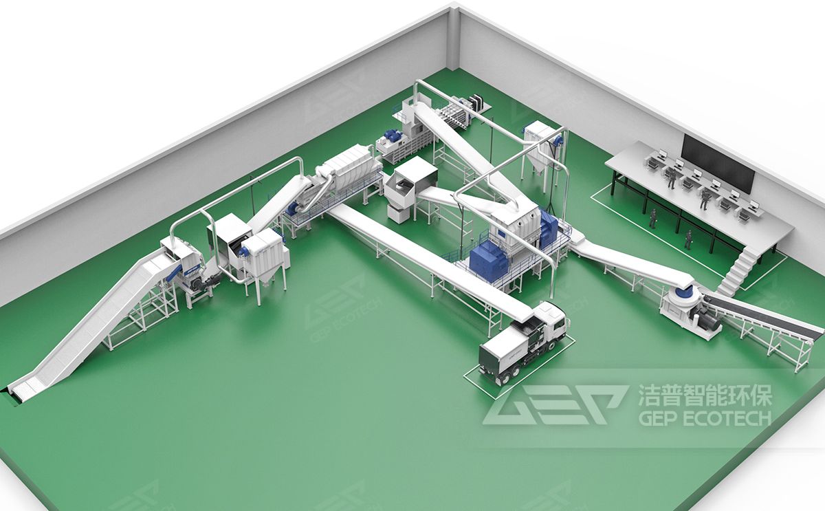 裝修垃圾輕物質(zhì)處置系統(tǒng)