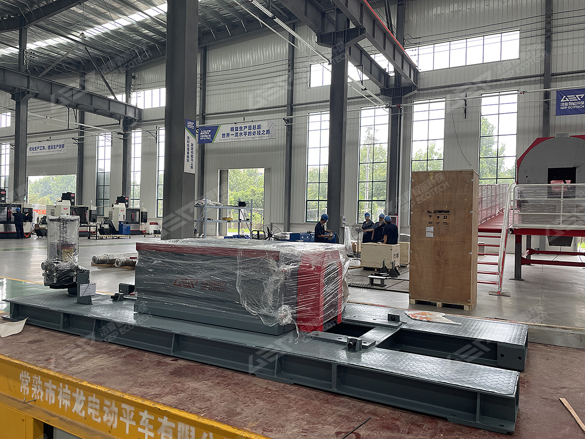 出發(fā)！潔普大件垃圾處置系統(tǒng)發(fā)往福建