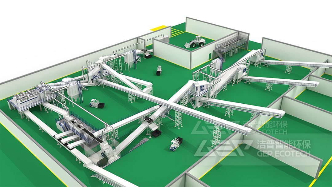 建筑裝修垃圾回收處理生產(chǎn)線