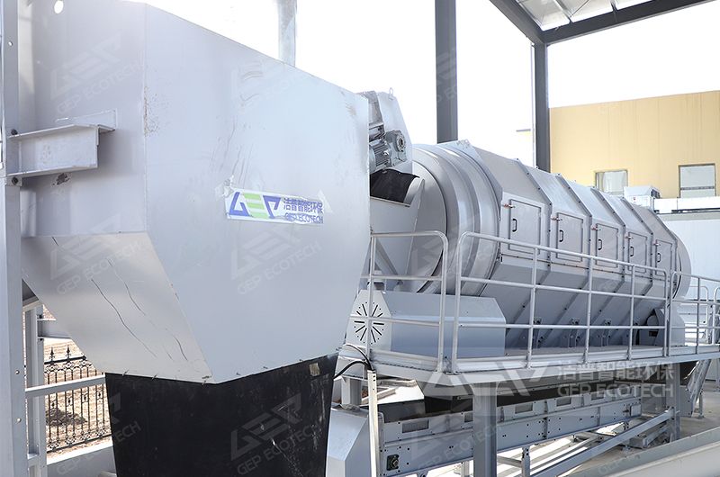 陳腐垃圾滾筒篩