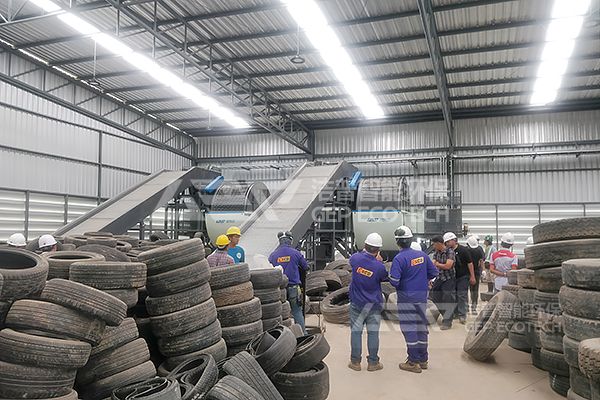 廢輪胎破碎生產(chǎn)線