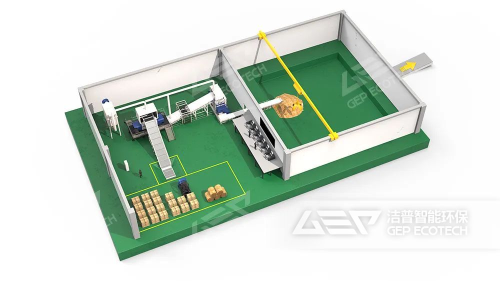 生物質(zhì)替代燃料制備生產(chǎn)線