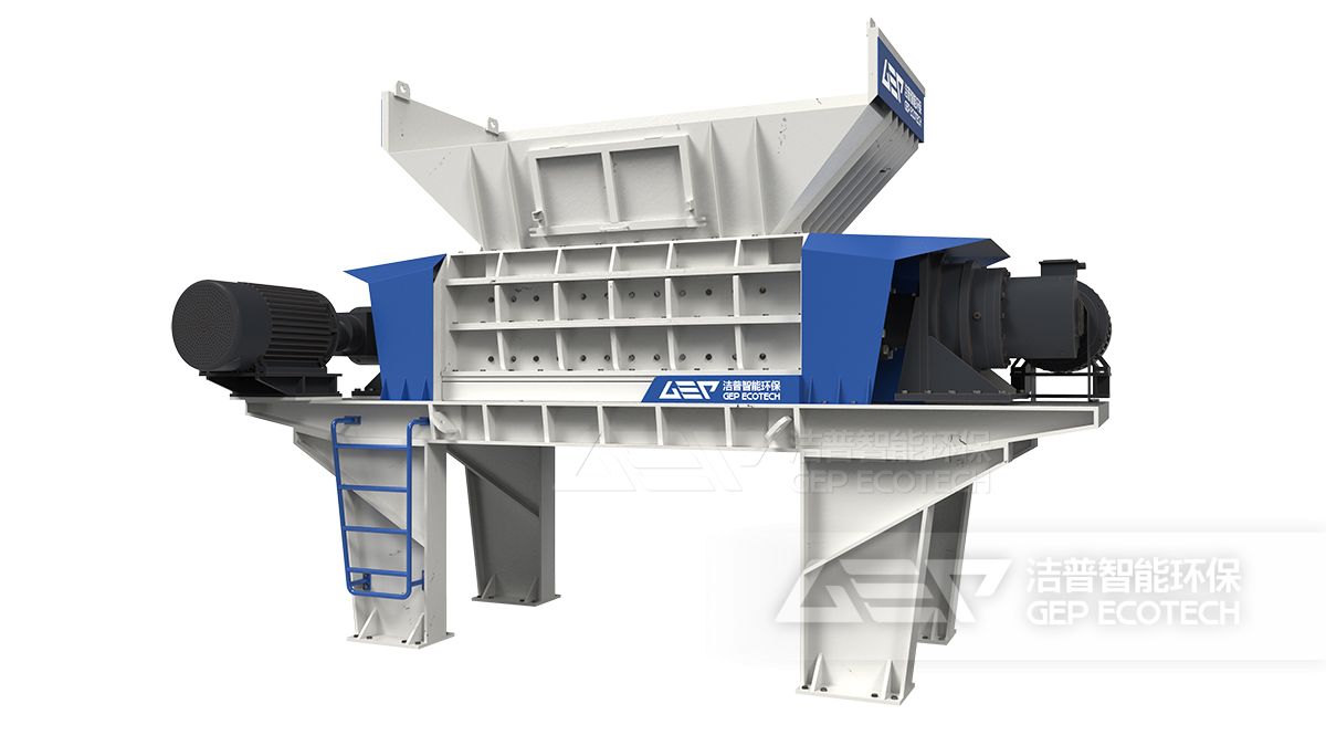 雙軸工業(yè)垃圾撕碎機