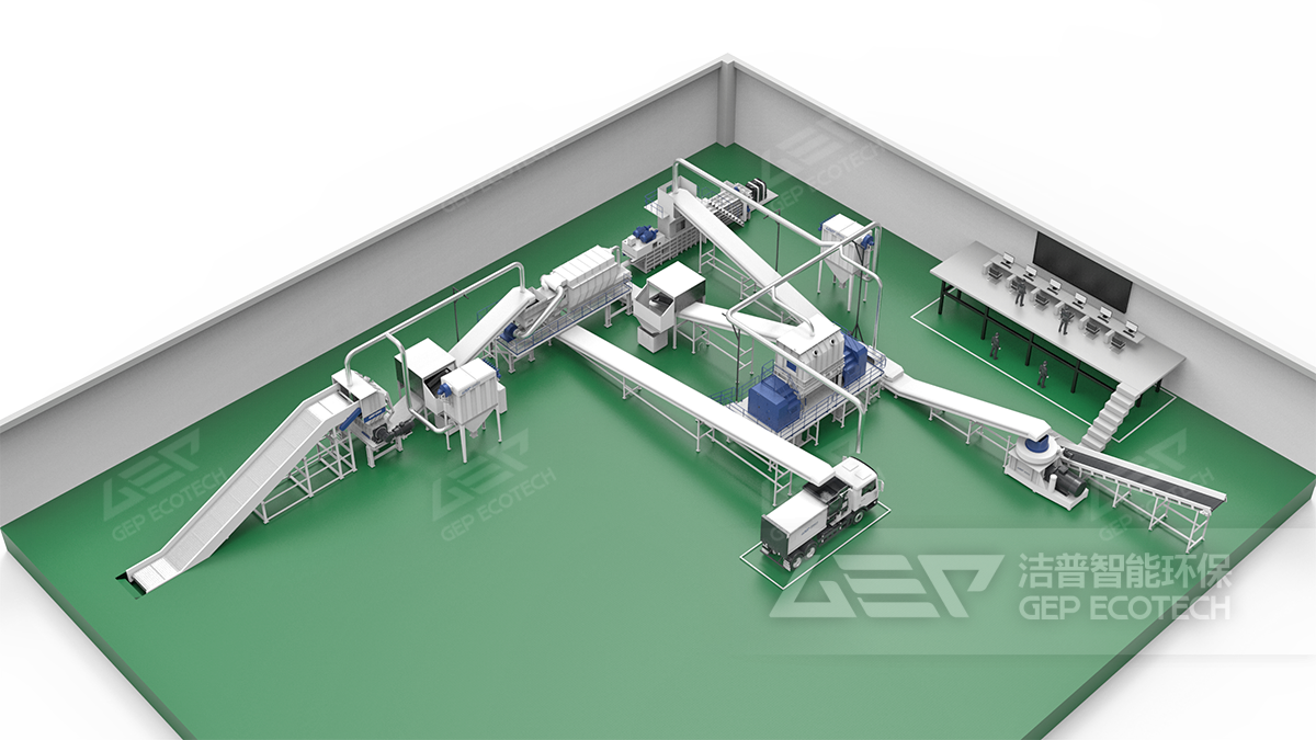 工業(yè)固廢處置生產(chǎn)線