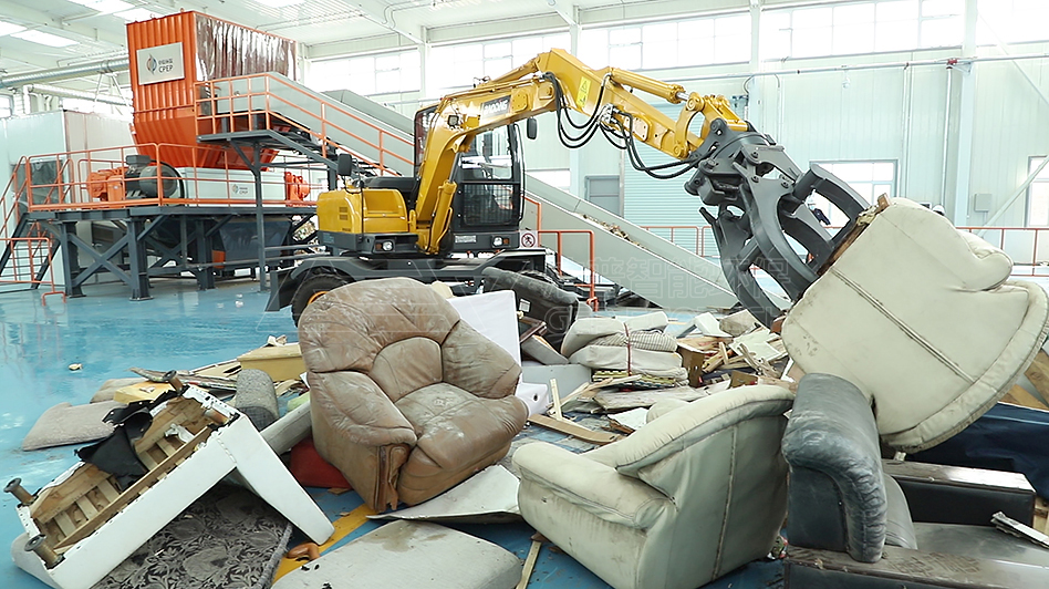 鄭州生活垃圾分揀中心大件垃圾破碎處置項目