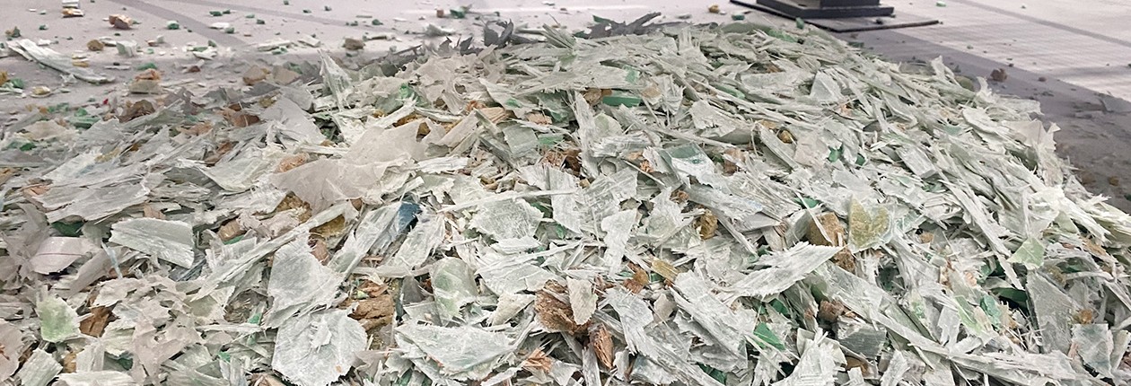 廢棄玻璃鋼處理后