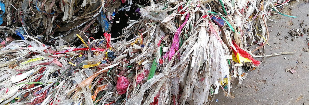 紙廠絞繩處理前