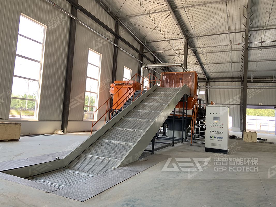 山東東營大件垃圾處置案例