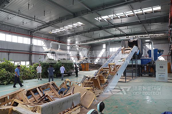 大件垃圾處置生產(chǎn)線(xiàn)