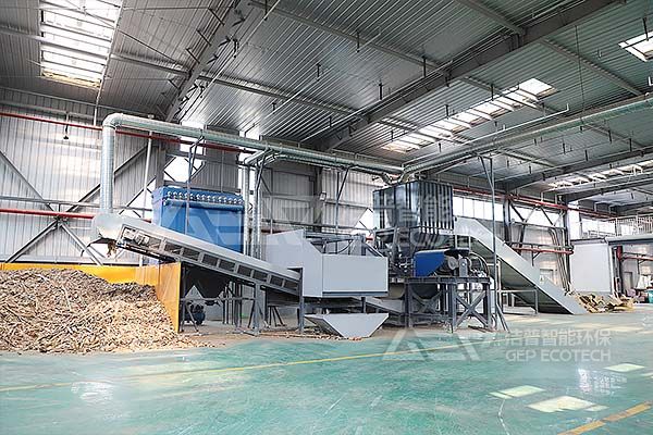 山東地區(qū)大件垃圾處置生產(chǎn)線(xiàn)