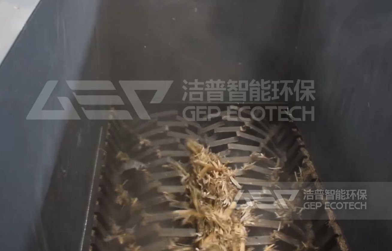 雙軸生物質(zhì)撕碎機(jī)