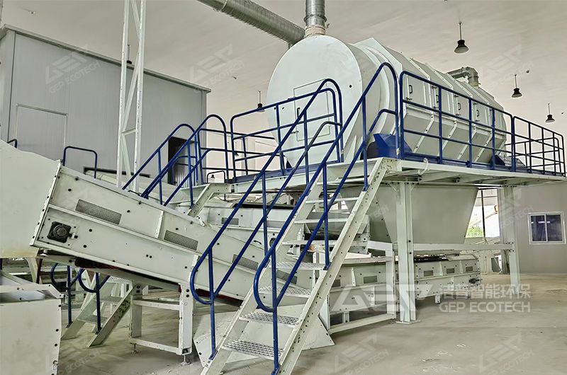 垃圾篩分無軸滾筒