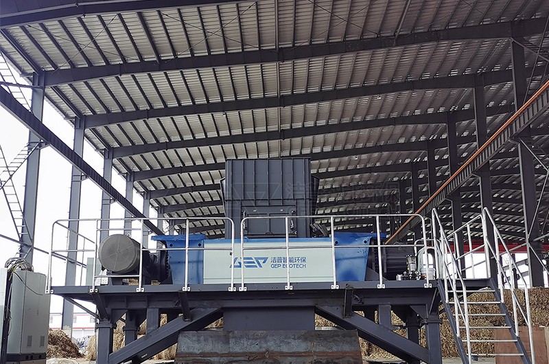 雙軸生物質(zhì)撕碎機