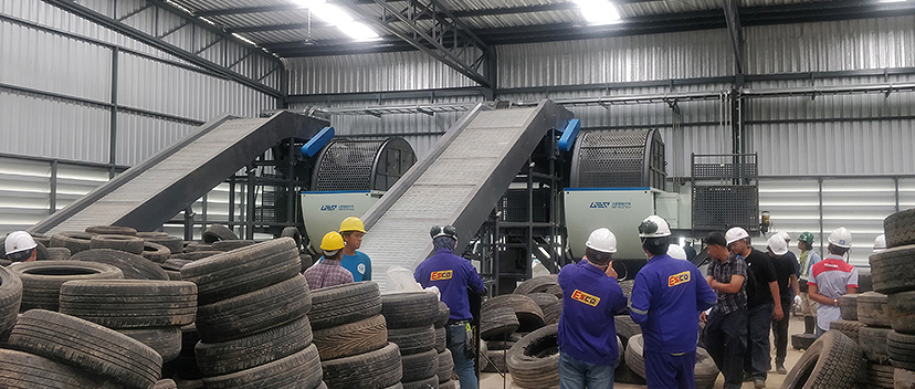 廢舊輪胎處置生產(chǎn)線