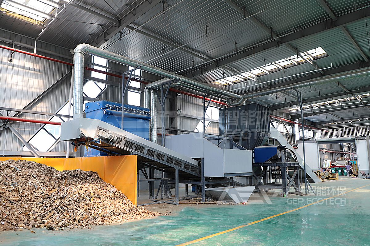 廢棄物破碎處理線