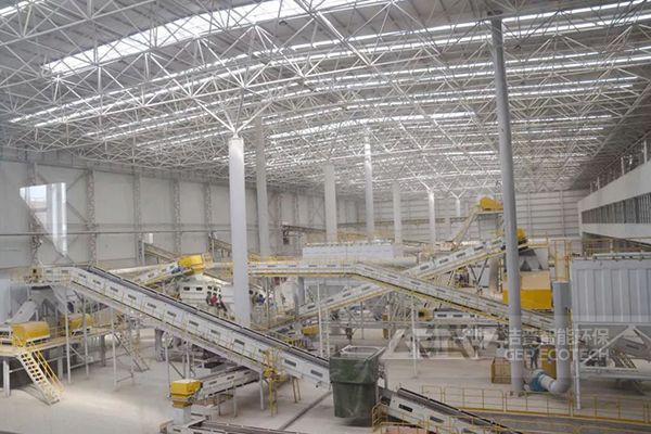 建筑垃圾回收生產(chǎn)線