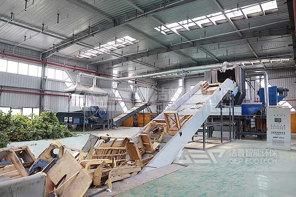 山東地區(qū)大件垃圾處置生產(chǎn)線(xiàn)