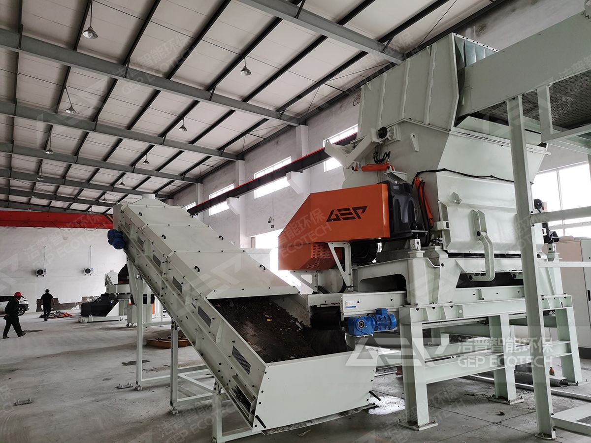 廢舊紡織物資源化處置線