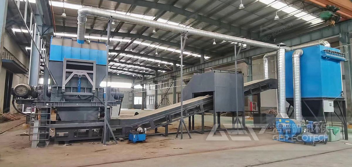 江蘇省大件垃圾處理現(xiàn)場(chǎng)