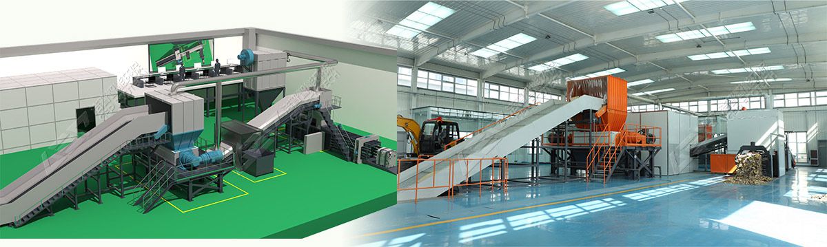 大件垃圾處理產線工藝