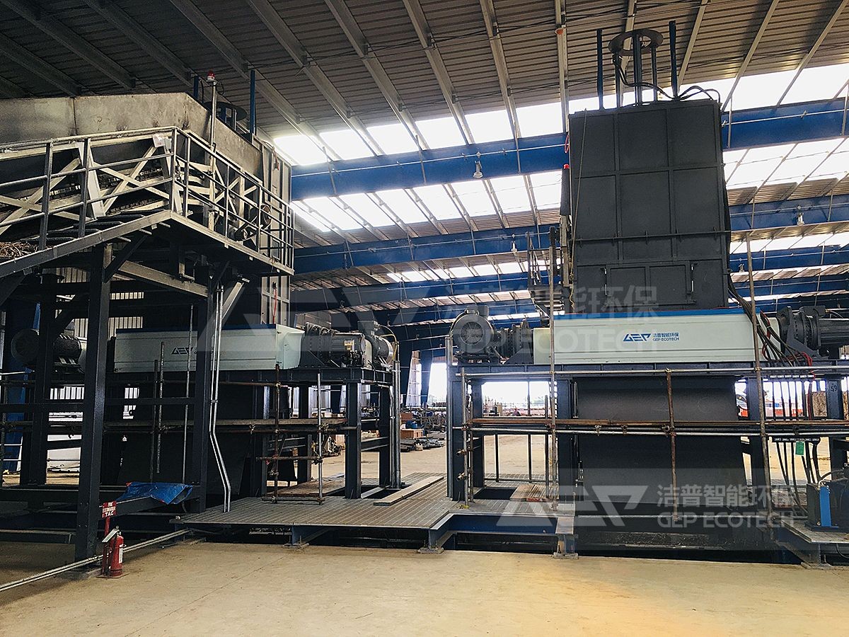 雙軸生物質(zhì)撕碎機