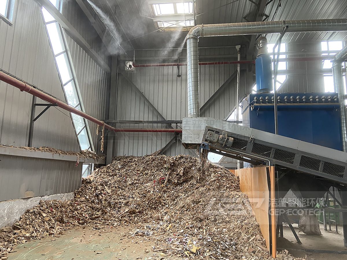 大件垃圾破碎出料