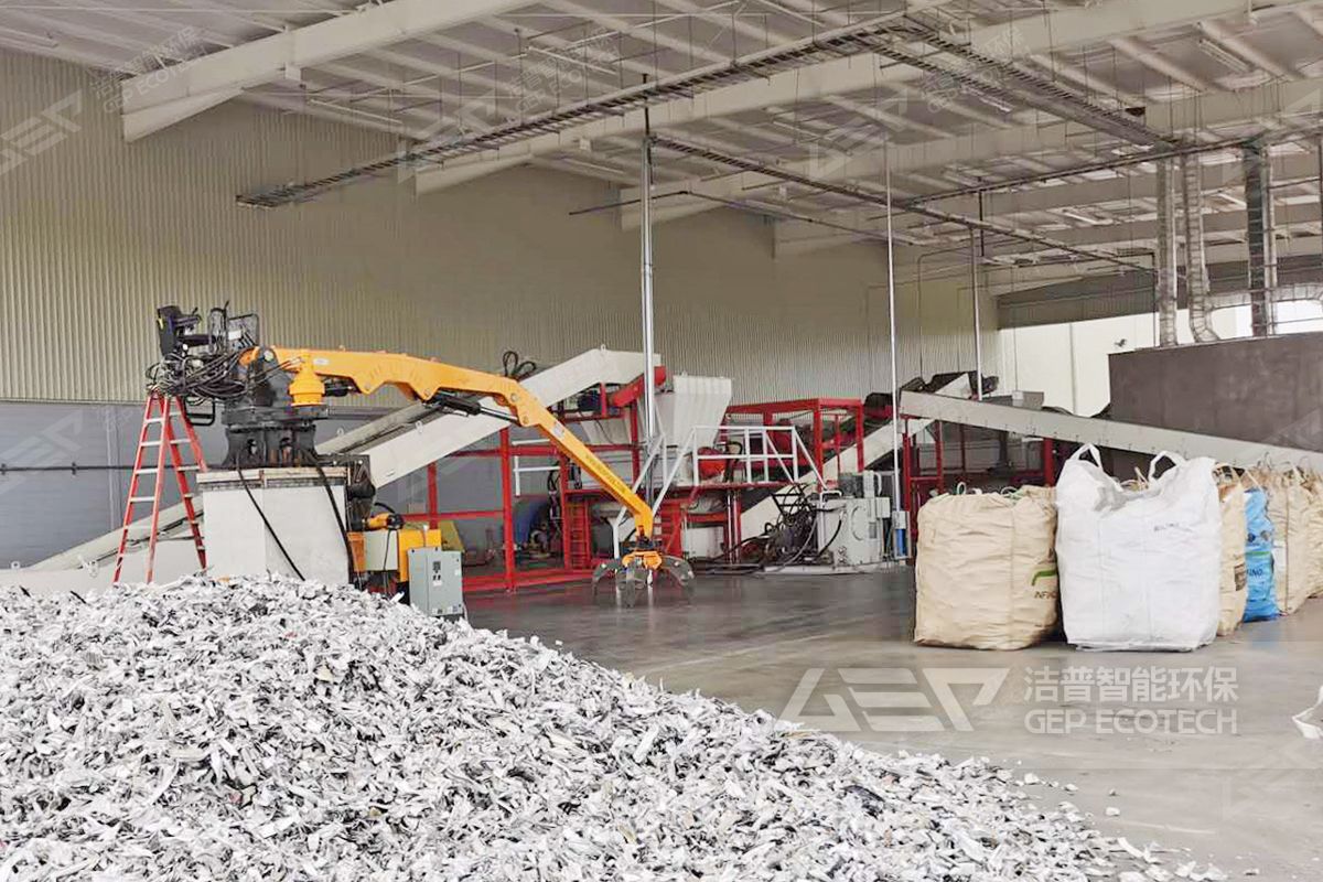 廢金屬回收生產(chǎn)線(xiàn)